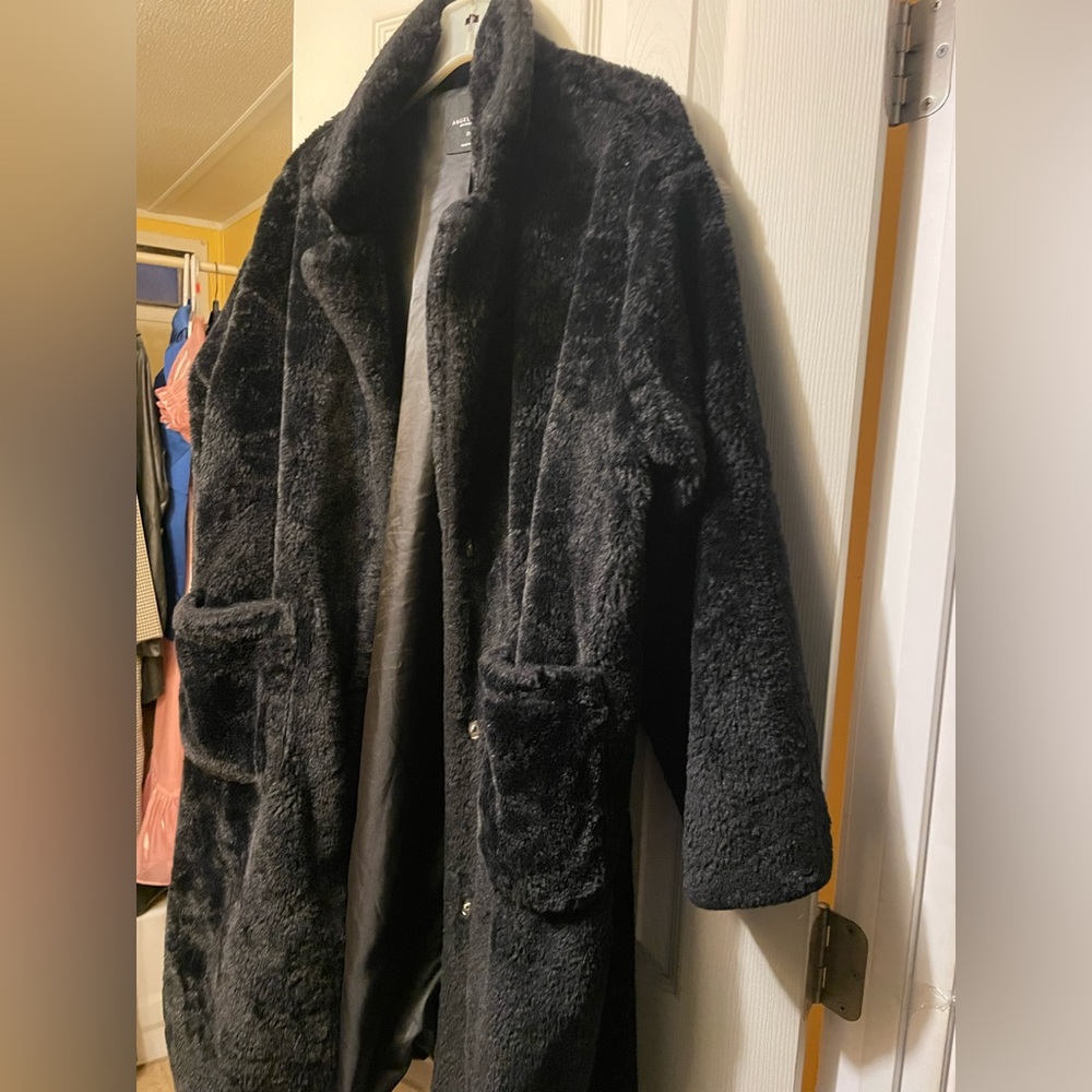 Long furry coat